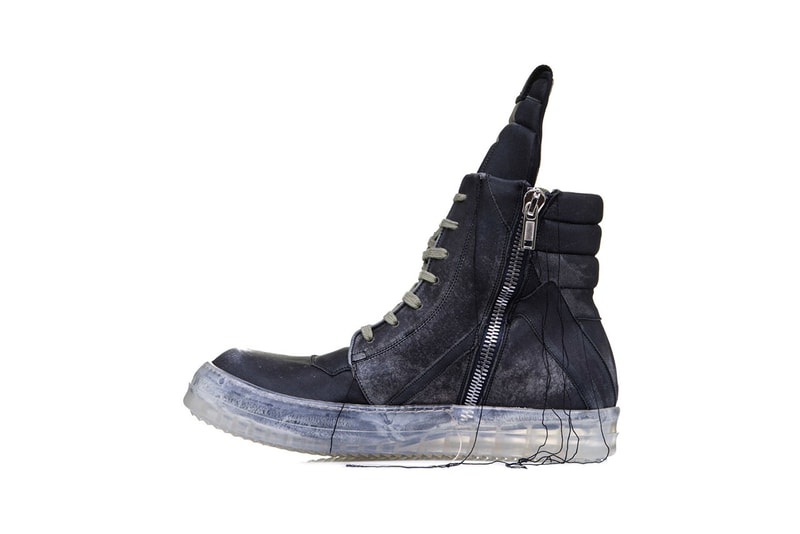 Rick Owens Babel Geobasket Sneakers Extra Thread