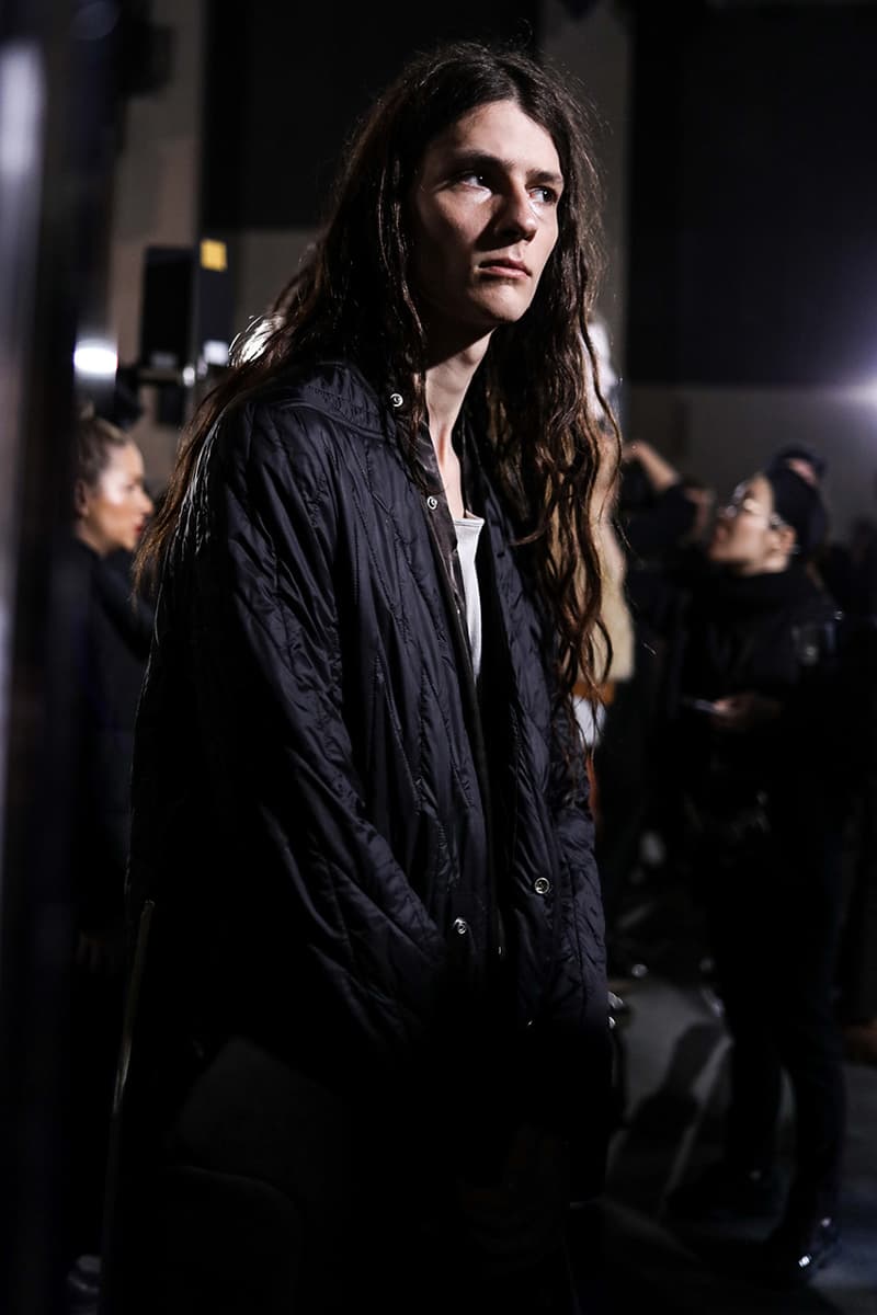 Rick Owens Fall/Winter 2019 Backstage Paris Fashion Week Veja Collaboration Larry Legaspi Kiss Labelle First Look Closer collection