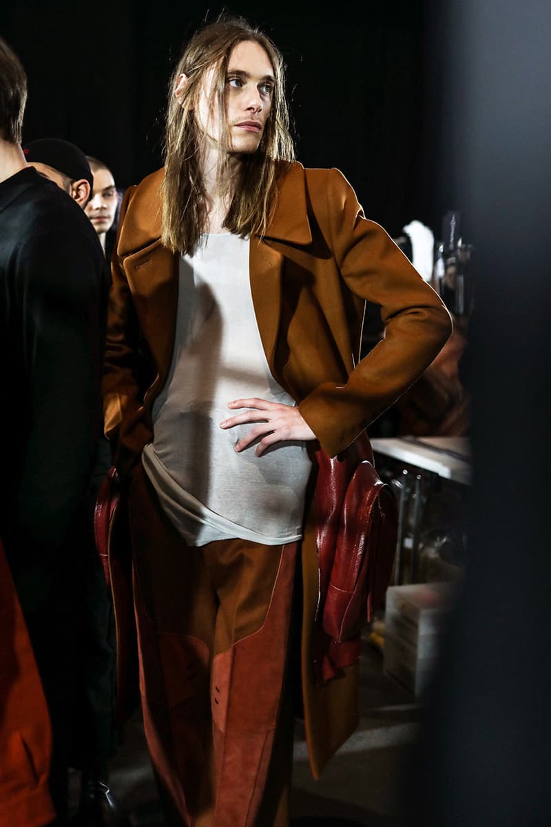 Rick Owens Fall/Winter 2019 Backstage Paris Fashion Week Veja Collaboration Larry Legaspi Kiss Labelle First Look Closer collection