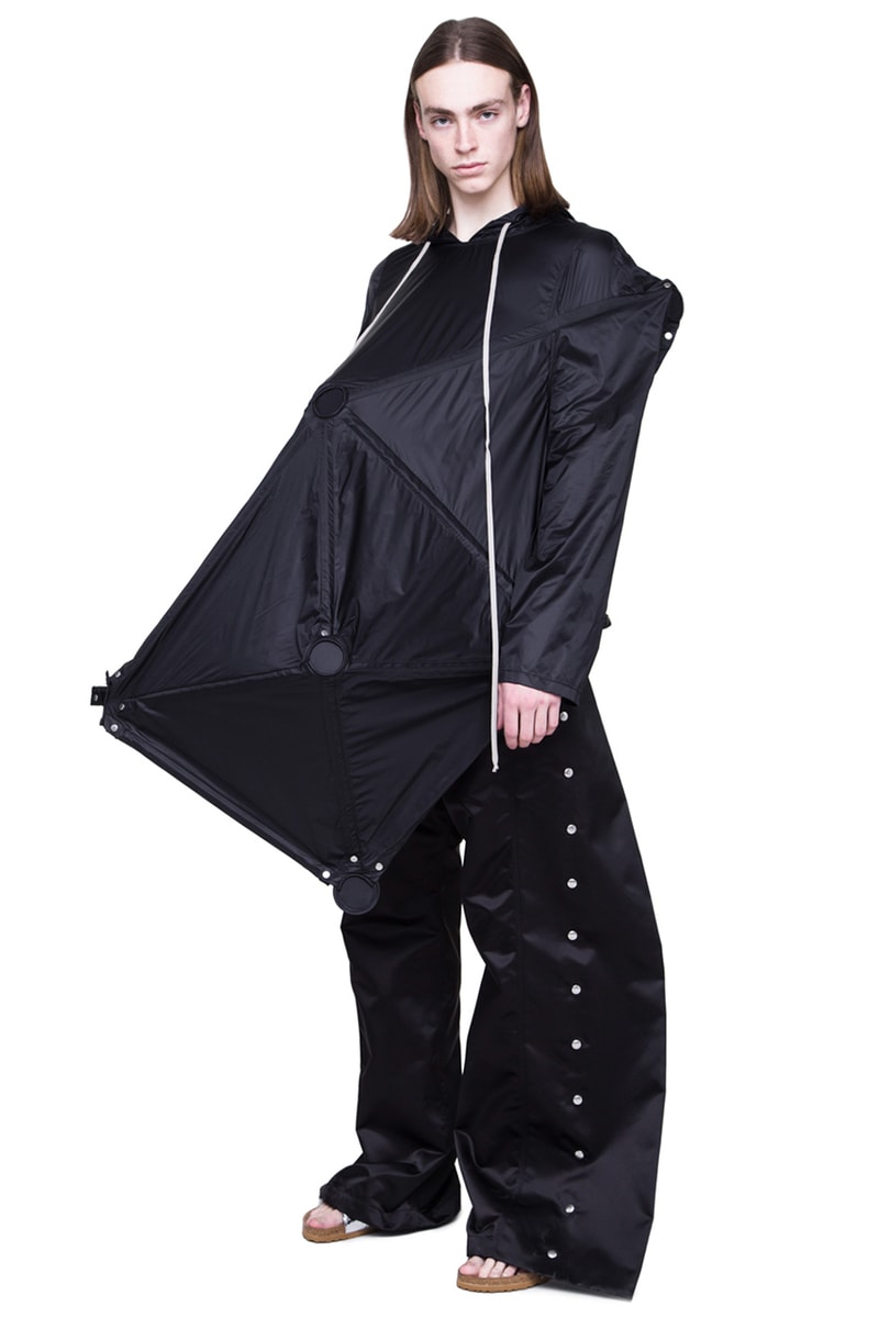 Rick Owens Spring Summer 2019 BABEL Runway Parka jacket sculpture 6000 usd price release