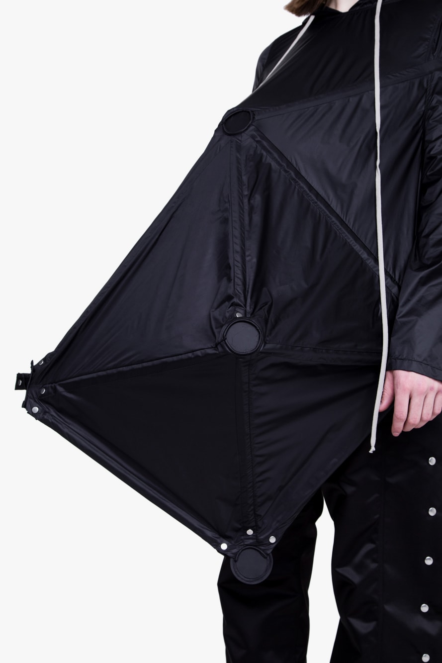 Rick Owens Spring Summer 2019 BABEL Runway Parka jacket sculpture 6000 usd price release