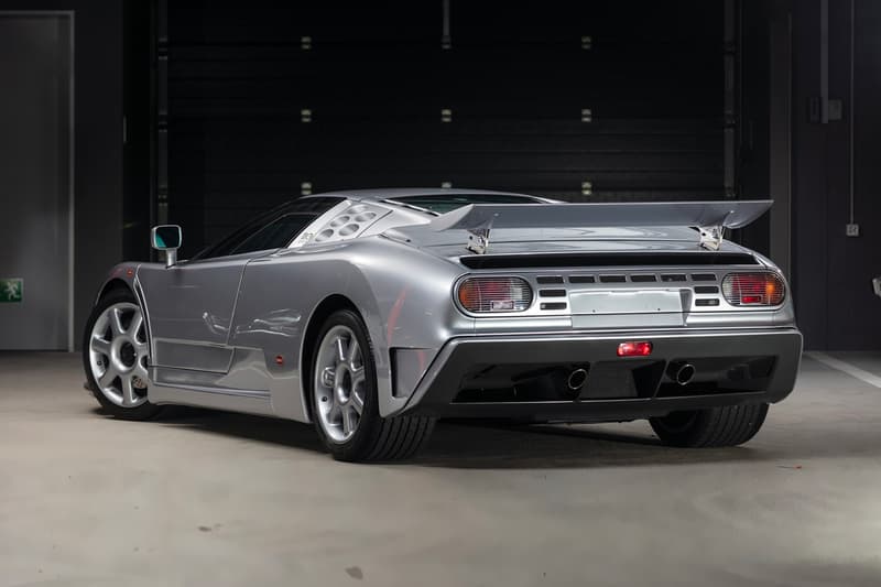 RM Sothebys 1994 Bugatti EB110 Super Sport Auction Silver Car