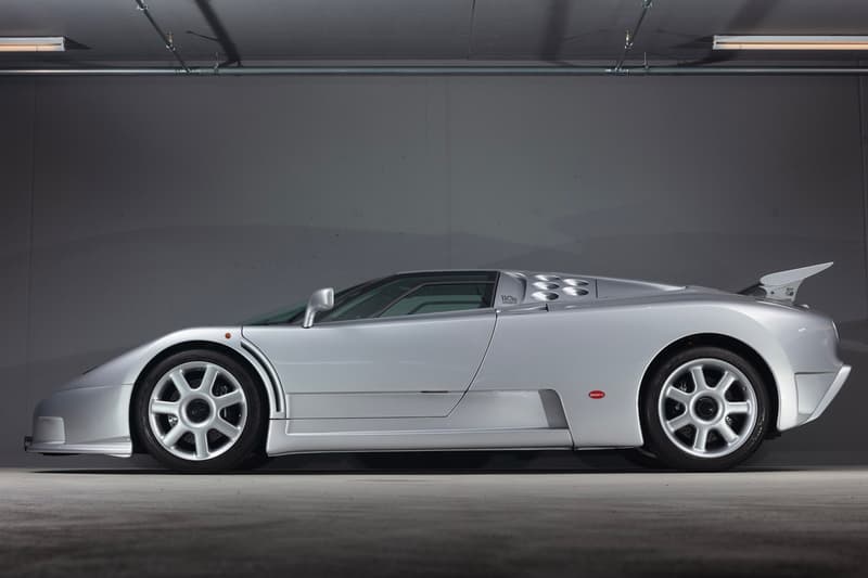 RM Sothebys 1994 Bugatti EB110 Super Sport Auction Silver Car