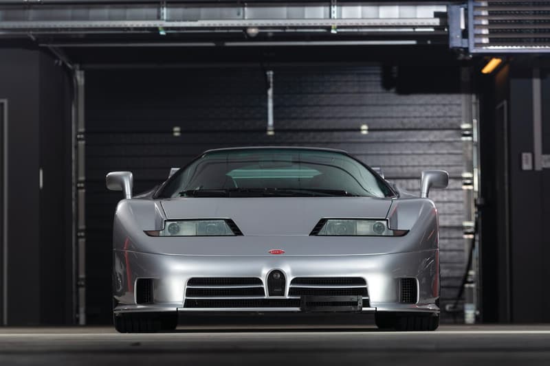 RM Sothebys 1994 Bugatti EB110 Super Sport Auction Silver Car 