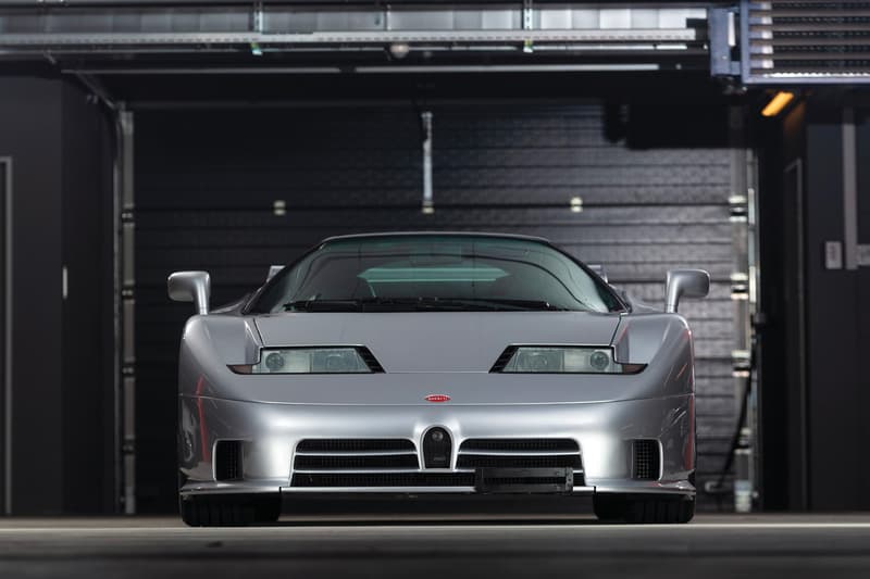 RM Sothebys 1994 Bugatti EB110 Super Sport Auction Silver Car