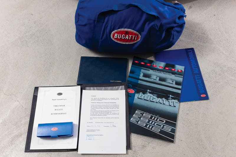 RM Sothebys 1994 Bugatti EB110 Super Sport Auction Silver Car