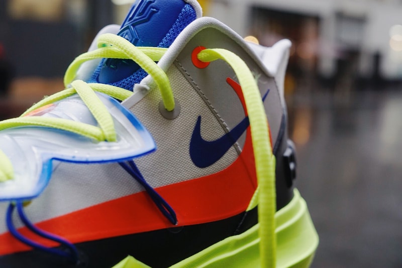 ROKIT Nike Kyrie 5 NBA All Star Weekend First Look blue grey volt red black Irving 2019