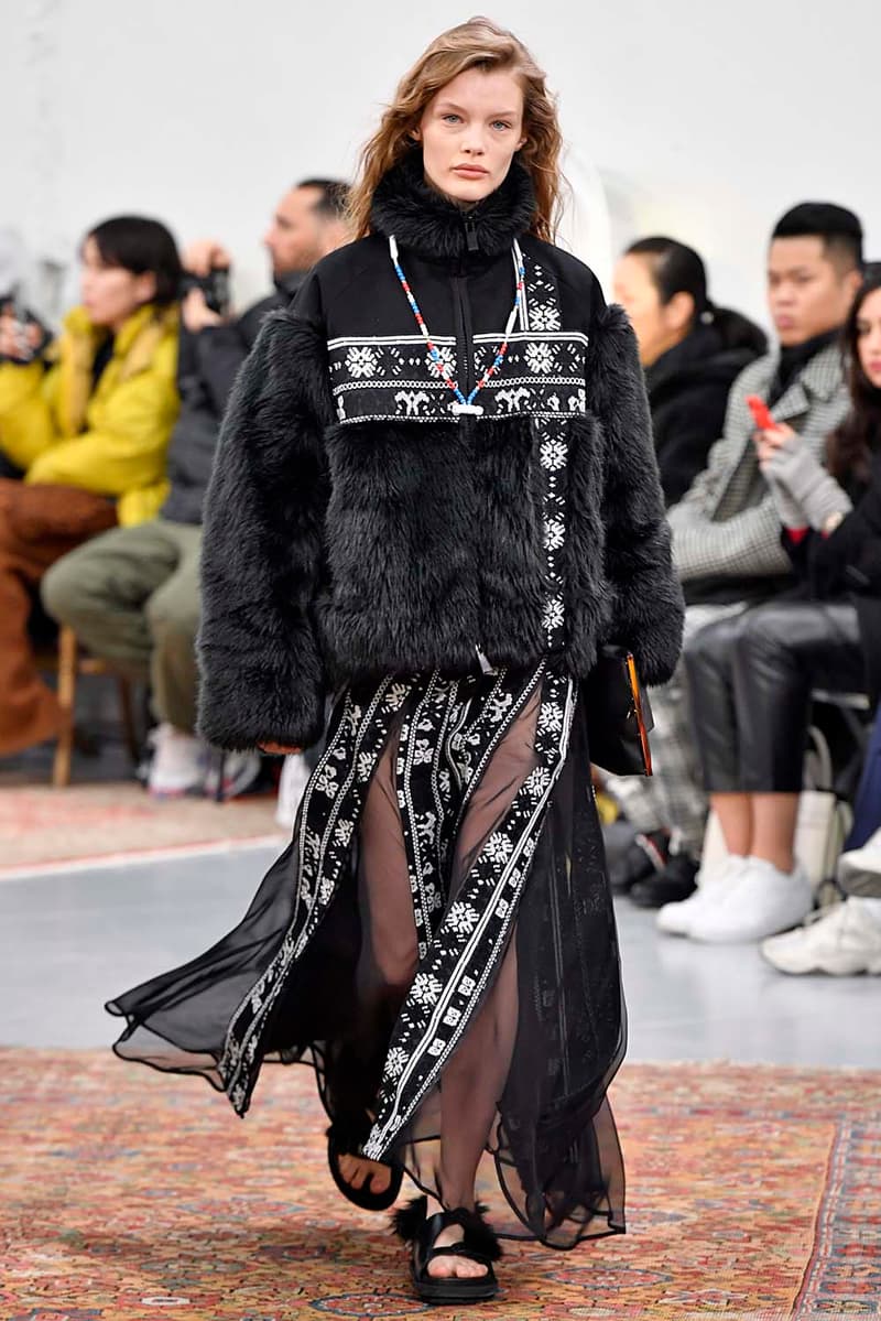 sacai Fall/Winter 2019 Paris Fashion Week Runway collection chitose abe