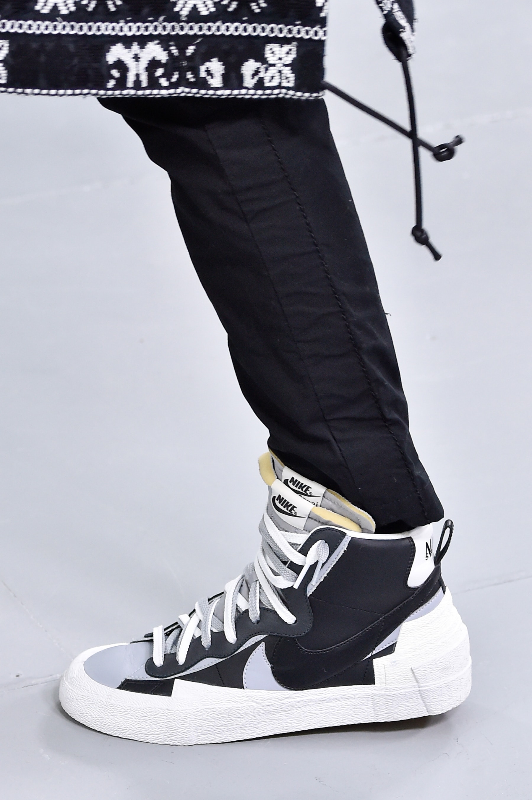 sacai x Nike Sneakers info runway images blazer mid waffle racer fall winter 2019 paris fashion week 