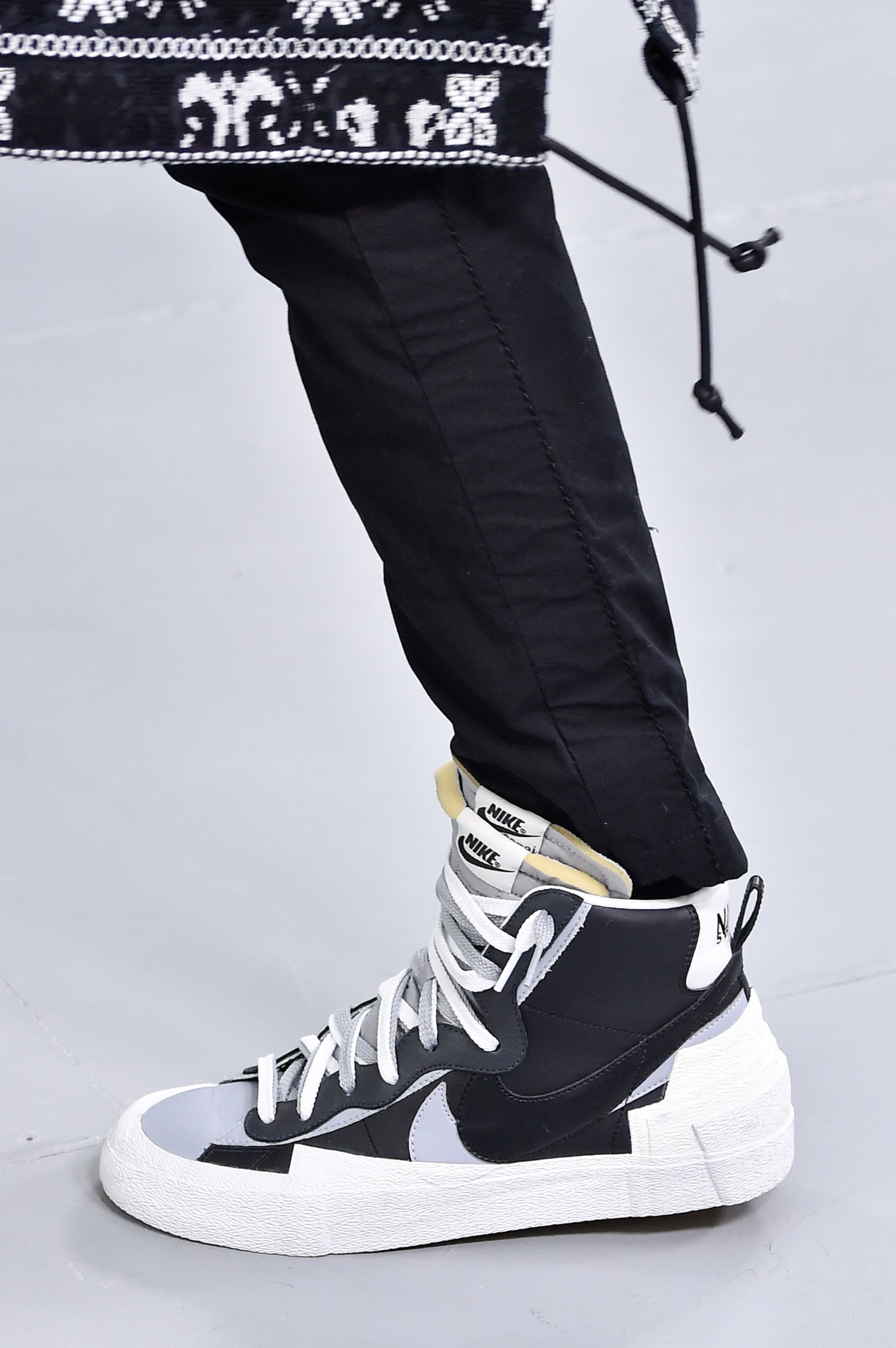 sacai x Nike Sneakers info runway images blazer mid waffle racer fall winter 2019 paris fashion week