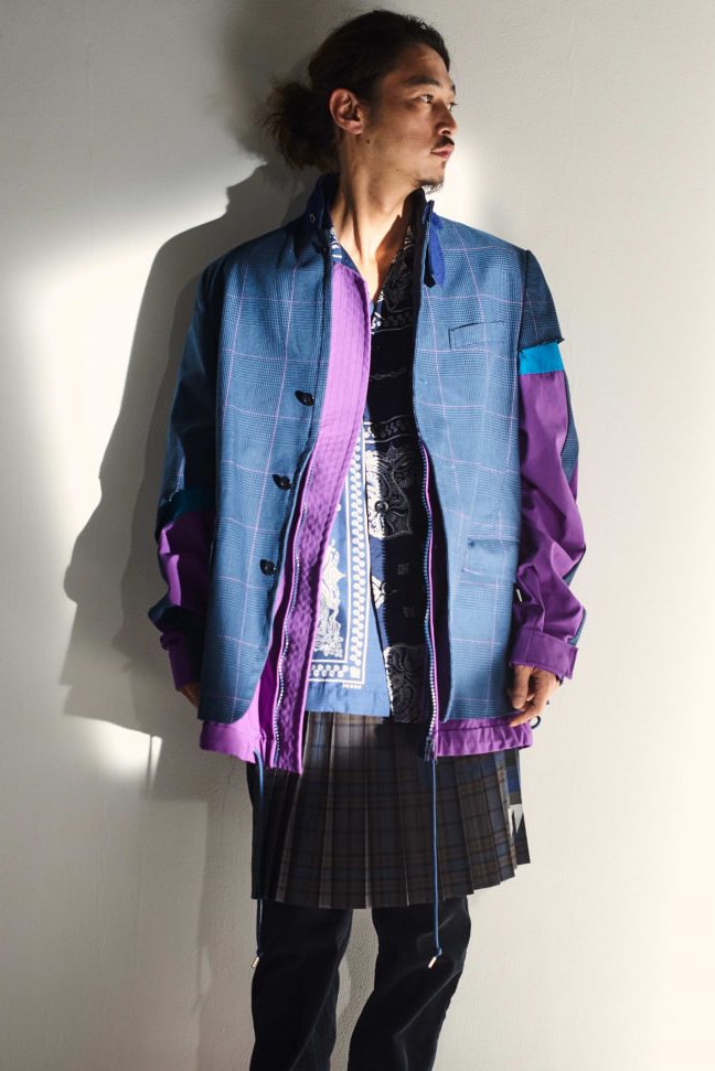 sacai Pendleton Dr Woo SS19 Editorial GRIND collaboration collection chitose abe masataka hattori style drop release japan magazine