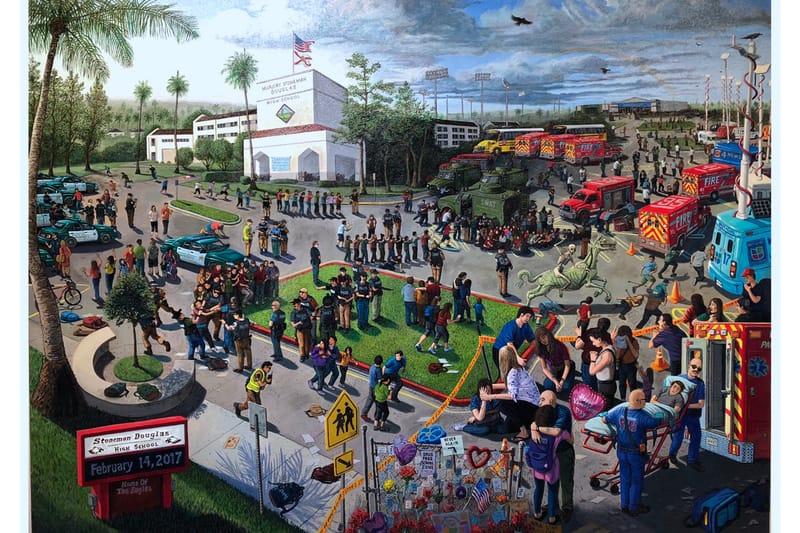 Sandow Birk Highlights America's Injustices In "Triumph of Hate" Exhibition