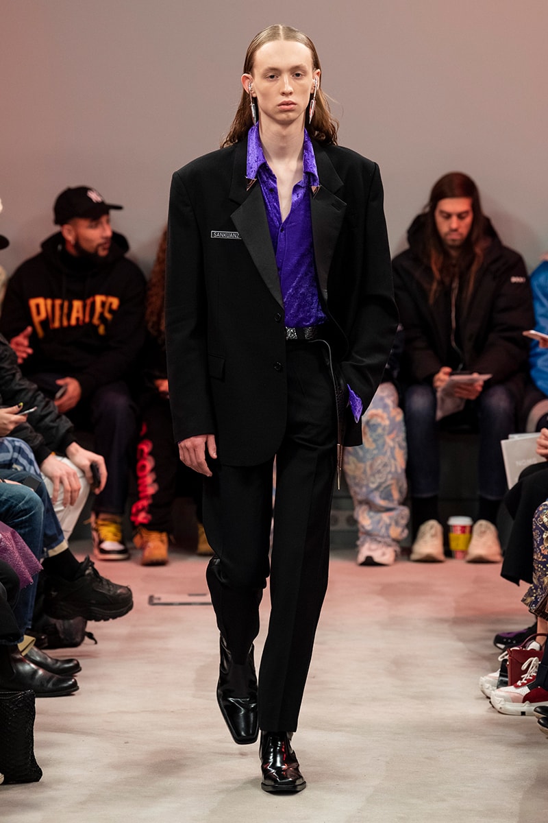 SANKUANZ Runway Presentation Paris Fashion Week Mens Fall Winter 2019 Shangguan Zhe Chinese designer China puma