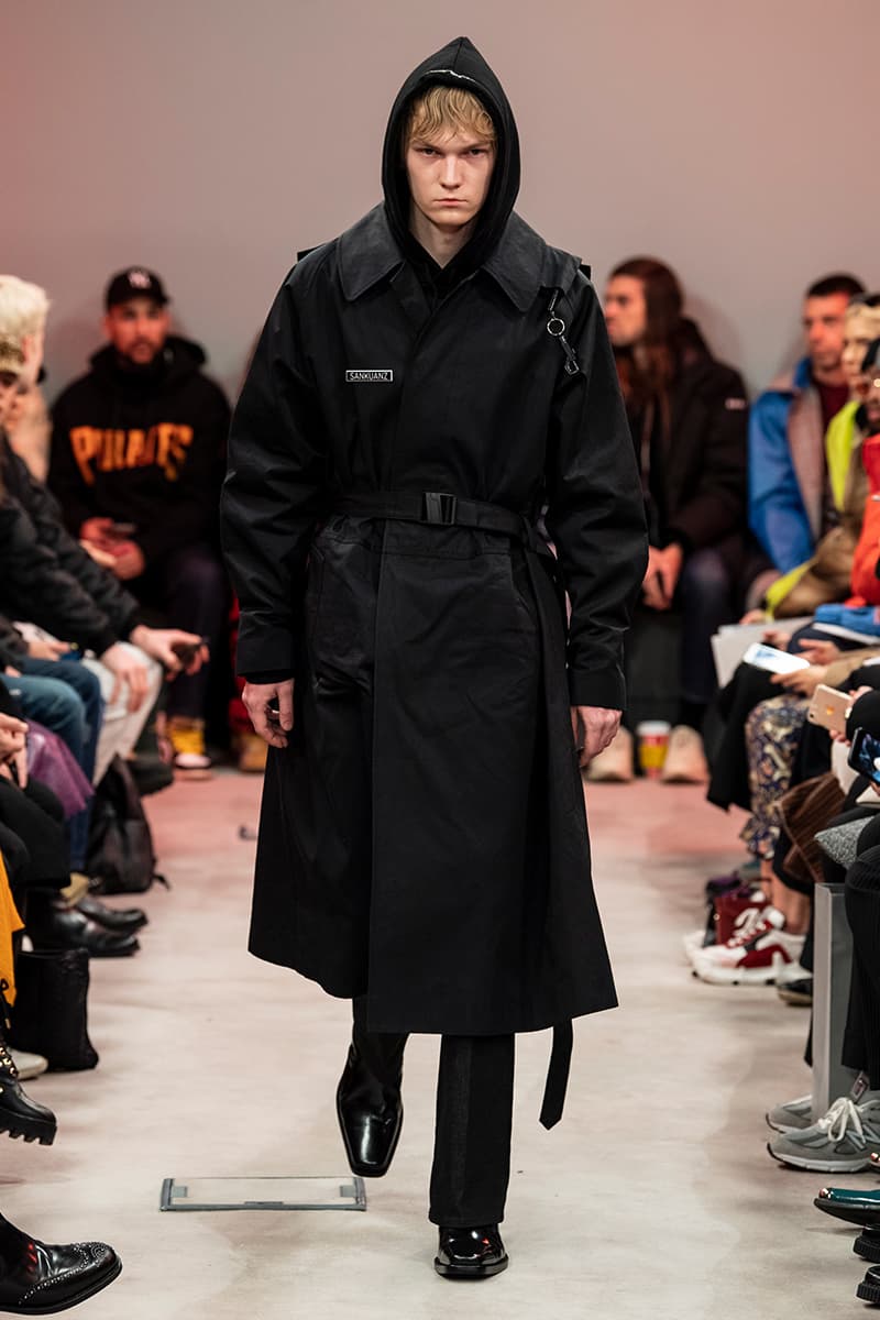 SANKUANZ Runway Presentation Paris Fashion Week Mens Fall Winter 2019 Shangguan Zhe Chinese designer China puma