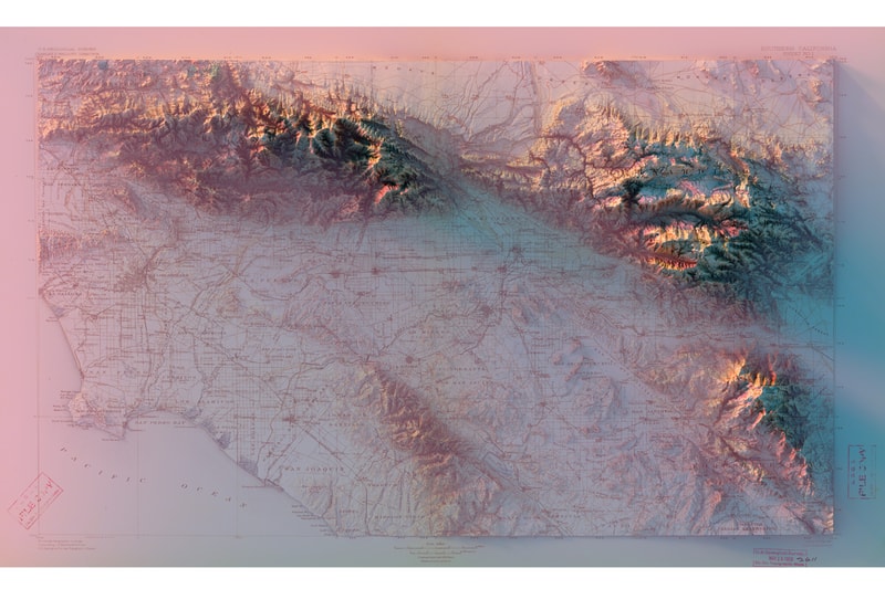 scott reinhard three dimensional maps artwork
