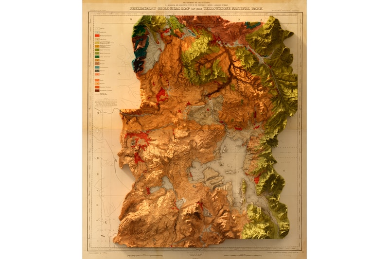 scott reinhard three dimensional maps artwork