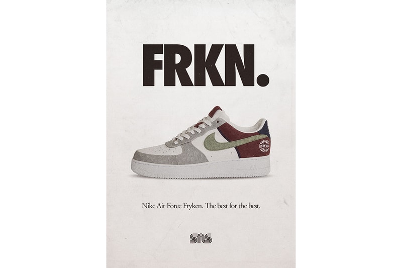 Sneakersnstuff "Fryken" Nike 30th Anniversary Collection Collab Collaboration Shoes Trainers Kicks Sneakers Footwear F&F Friends and Family Cop Purchase Buy Info Release Details Air Force 1