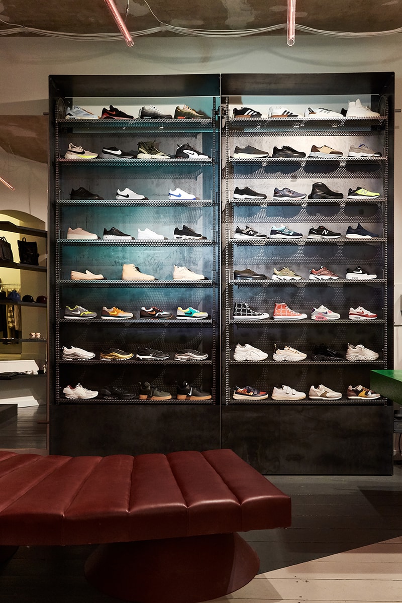 SOTO Berlin Store Johannes Offerhaus Sneaker Wall Stefan Damnig Light Installation Caliroots Reopen New Inside Look Art sotostore sneaker wall