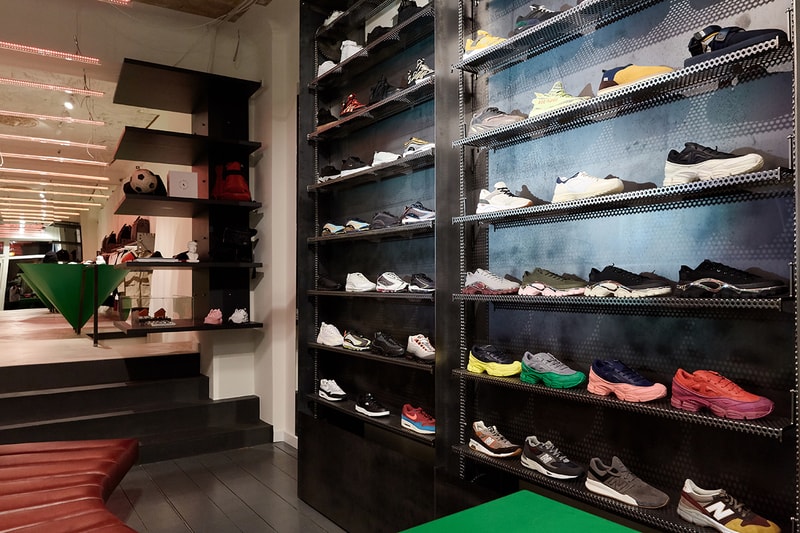 SOTO Berlin Store Johannes Offerhaus Sneaker Wall Stefan Damnig Light Installation Caliroots Reopen New Inside Look Art sotostore sneaker wall
