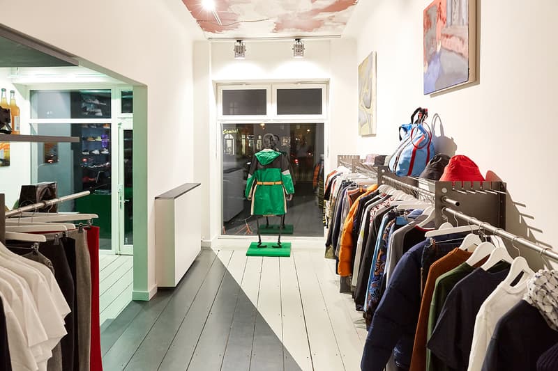 SOTO Berlin Store Johannes Offerhaus Sneaker Wall Stefan Damnig Light Installation Caliroots Reopen New Inside Look Art sotostore sneaker wall