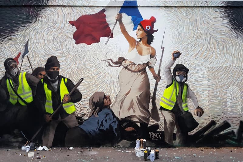 Parisian Mural Embedded With 1000 of Bitcoin street art mural french artist pascal boyart 0.26btc antoine giver puzzle Mural 