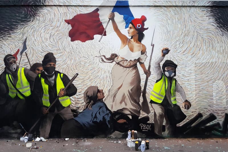 Parisian Mural Embedded With 1000 of Bitcoin street art mural french artist pascal boyart 0.26btc antoine giver puzzle Mural