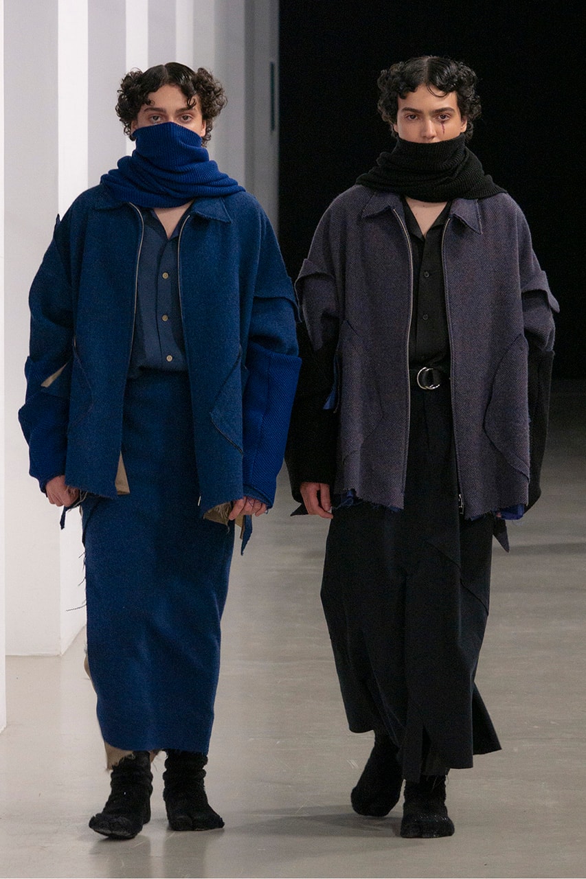 sulvam Fall/Winter 2019 Runway Collection paris fashion week menswear teppei fujita