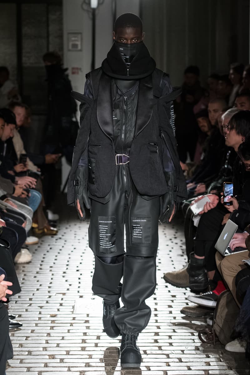 TAKAHIROMIYASHITA TheSoloist. Fall Winter 2019 paris fashion week Collection runway show one 1 my way takahiro miyashita