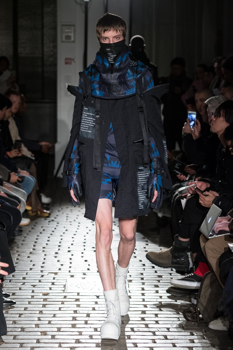 TAKAHIROMIYASHITA TheSoloist. Fall Winter 2019 paris fashion week Collection runway show one 1 my way takahiro miyashita