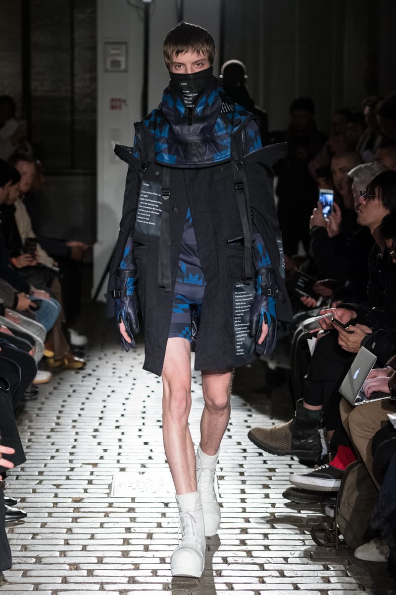 TAKAHIROMIYASHITA TheSoloist. Fall Winter 2019 paris fashion week Collection runway show one 1 my way takahiro miyashita