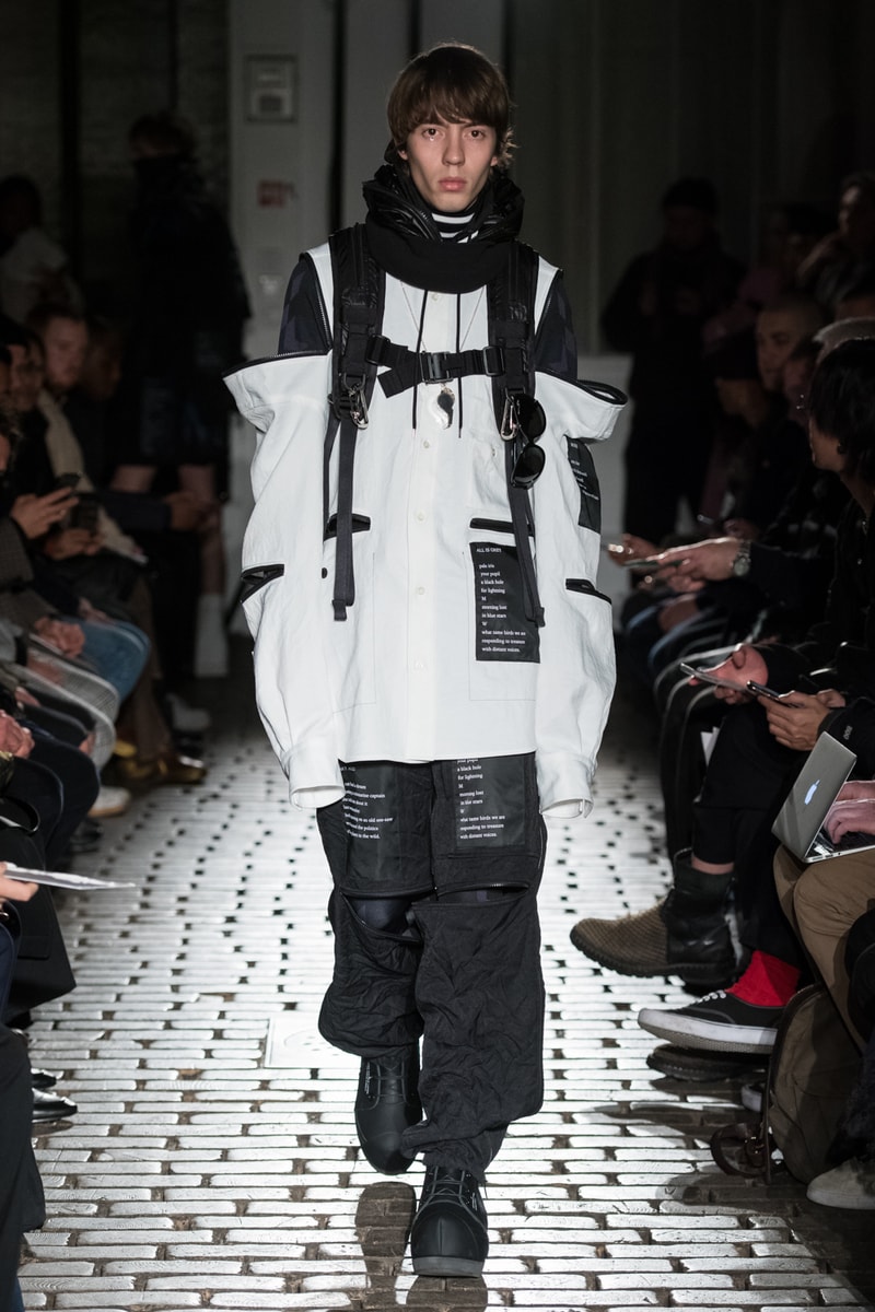 TAKAHIROMIYASHITA TheSoloist. Fall Winter 2019 paris fashion week Collection runway show one 1 my way takahiro miyashita