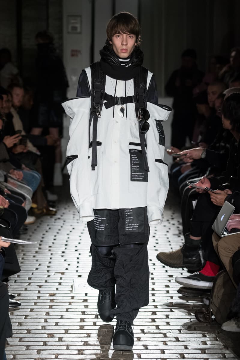 TAKAHIROMIYASHITA TheSoloist. Fall Winter 2019 paris fashion week Collection runway show one 1 my way takahiro miyashita