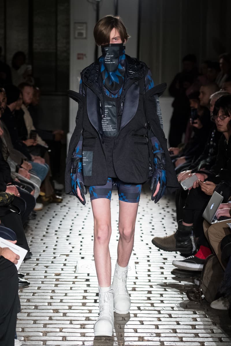 TAKAHIROMIYASHITA TheSoloist. Fall Winter 2019 paris fashion week Collection runway show one 1 my way takahiro miyashita