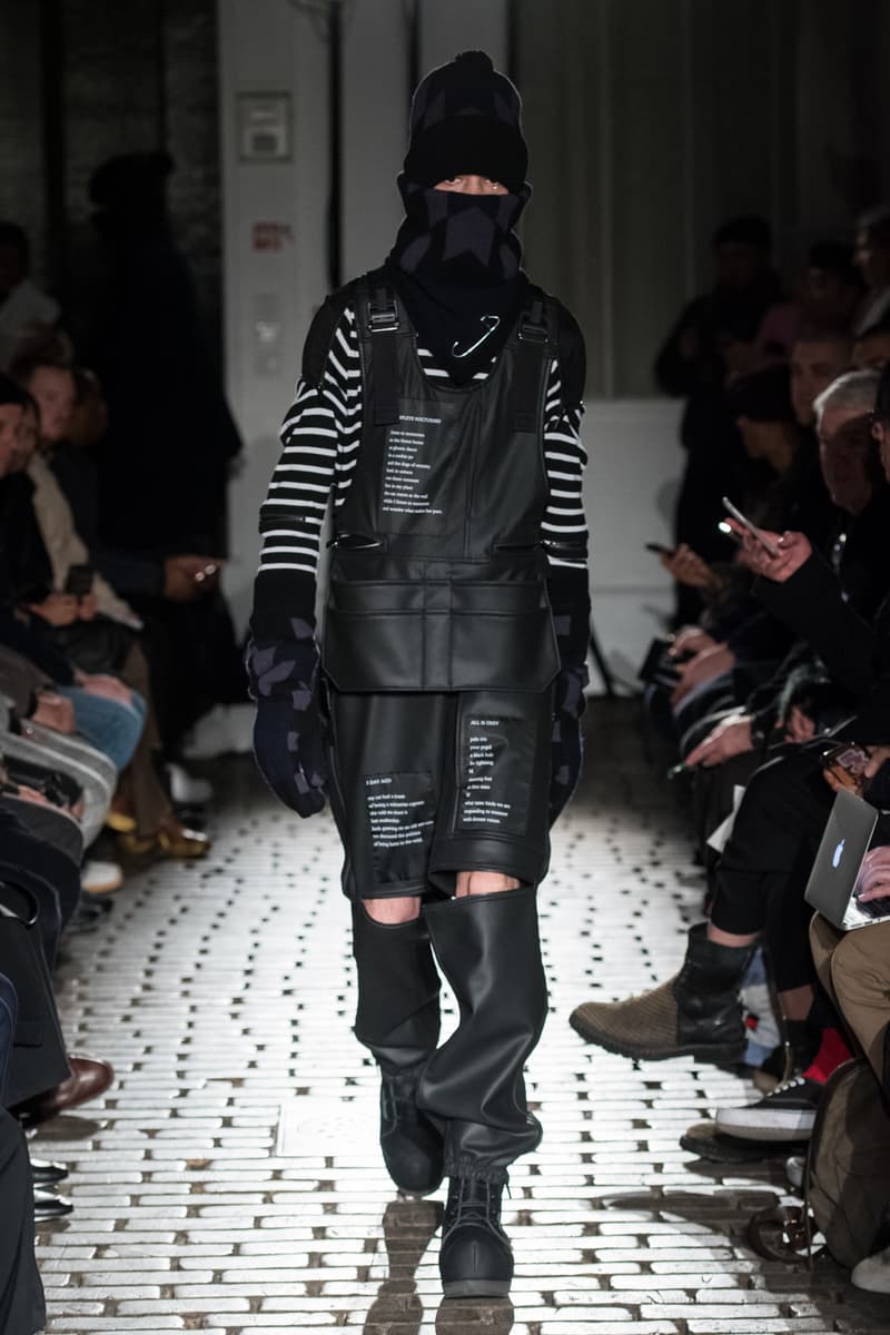TAKAHIROMIYASHITA TheSoloist. Fall Winter 2019 paris fashion week Collection runway show one 1 my way takahiro miyashita
