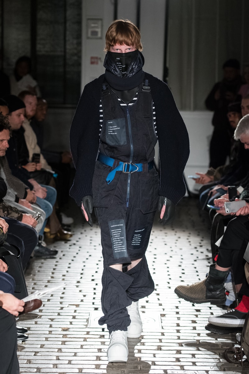 TAKAHIROMIYASHITA TheSoloist. Fall Winter 2019 paris fashion week Collection runway show one 1 my way takahiro miyashita