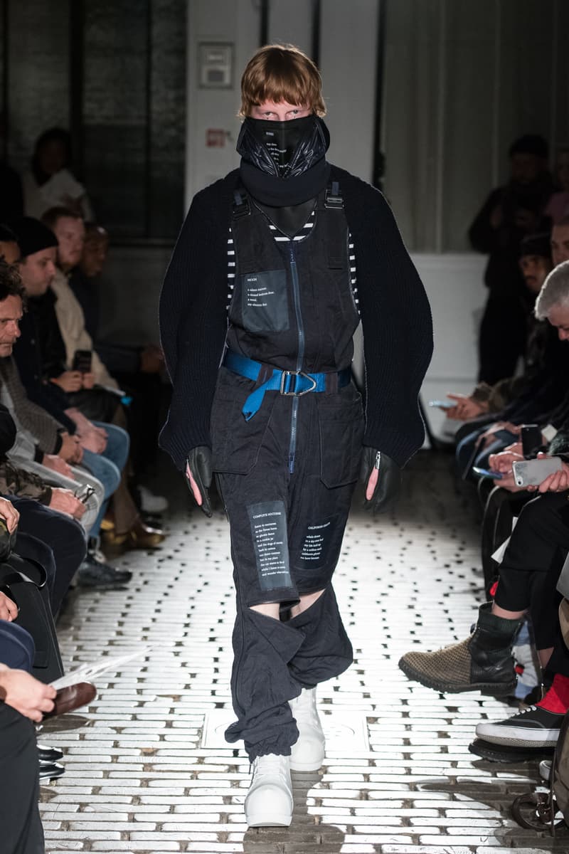 TAKAHIROMIYASHITA TheSoloist. Fall Winter 2019 paris fashion week Collection runway show one 1 my way takahiro miyashita