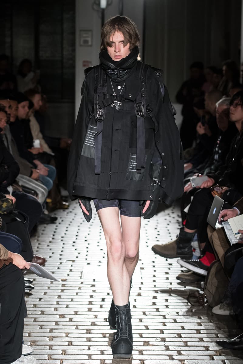 TAKAHIROMIYASHITA TheSoloist. Fall Winter 2019 paris fashion week Collection runway show one 1 my way takahiro miyashita