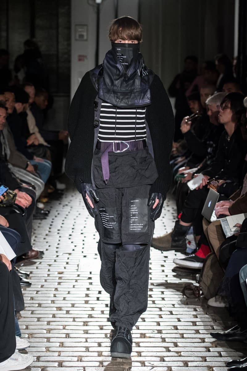 TAKAHIROMIYASHITA TheSoloist. Fall Winter 2019 paris fashion week Collection runway show one 1 my way takahiro miyashita