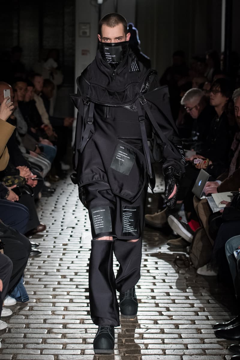 TAKAHIROMIYASHITA TheSoloist. Fall Winter 2019 paris fashion week Collection runway show one 1 my way takahiro miyashita
