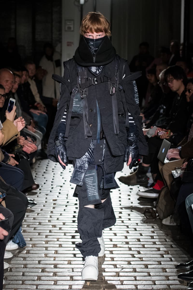 TAKAHIROMIYASHITA TheSoloist. Fall Winter 2019 paris fashion week Collection runway show one 1 my way takahiro miyashita