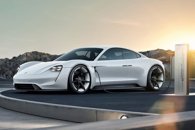 Porsche Taycan Free Electric Charging three years tesla supercharger Frankfurt Motor Show Doubling production