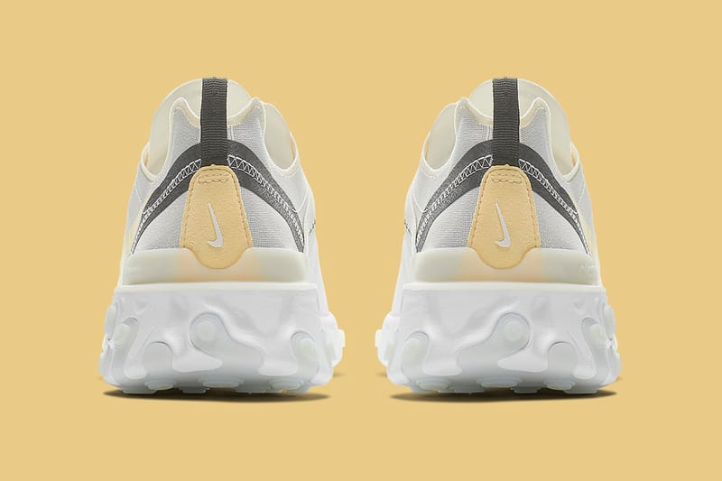 nike react element 55 grey yellow