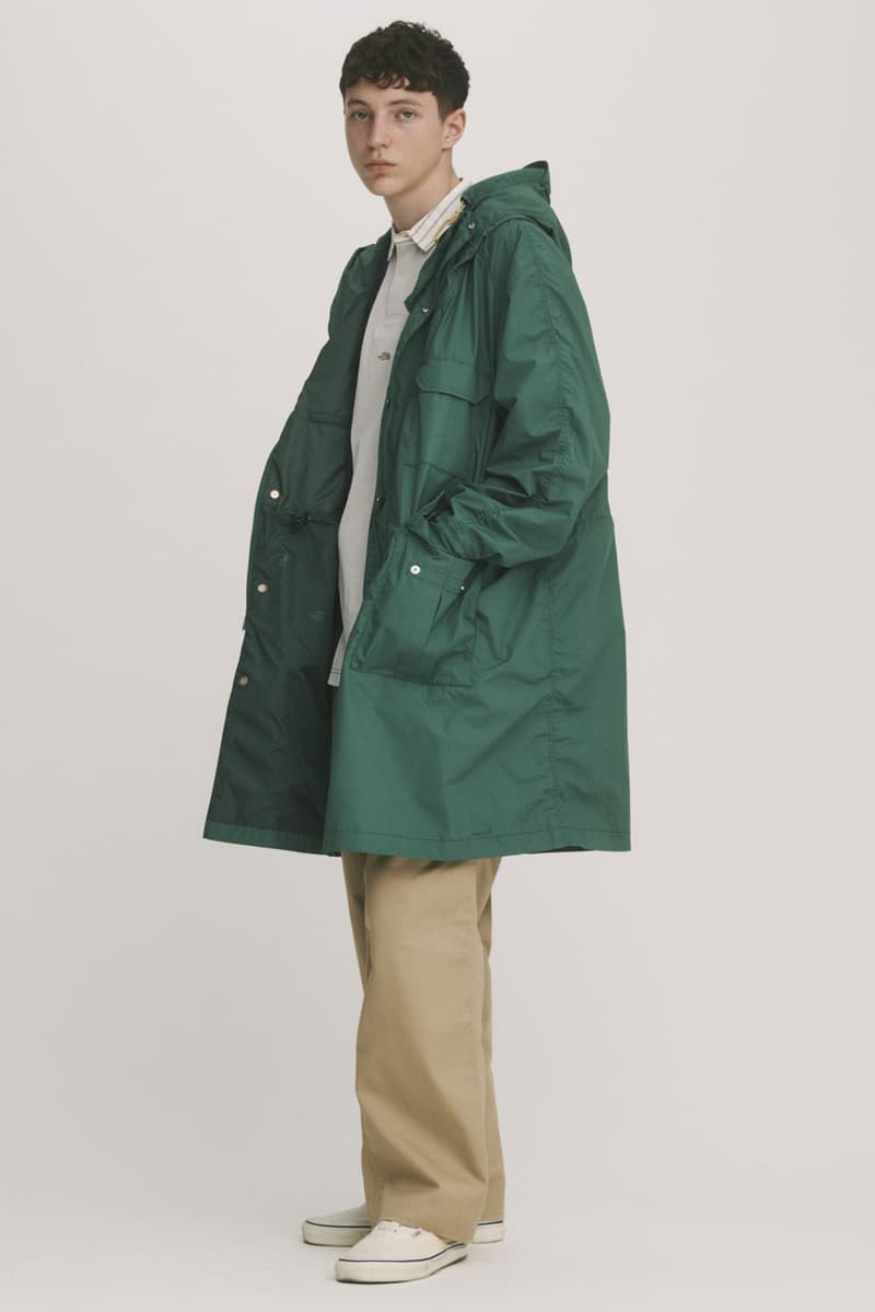 THE NORTH FACE PURPLE LABEL SS19 Lookbook nanamica eiichiro homma jackets shirts hats hoodies