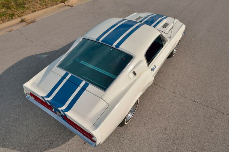 1967 Shelby GT500 Super Snake 2.2 Million USD Auction Sale one of a kind white blue