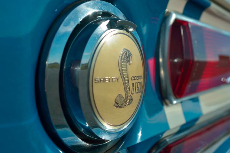 1967 Shelby GT500 Super Snake 2.2 Million USD Auction Sale one of a kind white blue