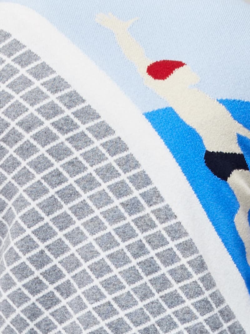 Thom Browne Spring 2019 Lookbook Collection Video Stripes Suits Navy Black White Shirts