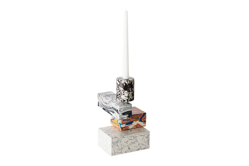 Tom Dixon "Swirl" Home Accessories  candholders bookends vases pattern candelabra tom dixon studio release info pricing 