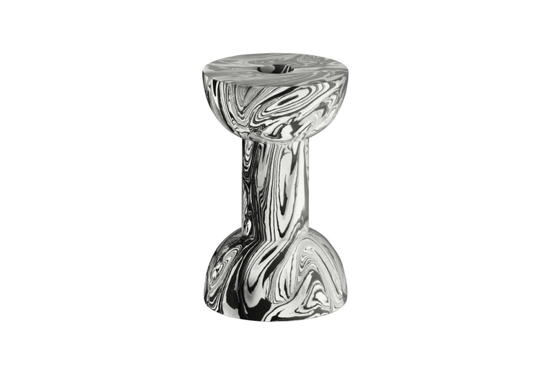Tom Dixon "Swirl" Home Accessories  candholders bookends vases pattern candelabra tom dixon studio release info pricing 