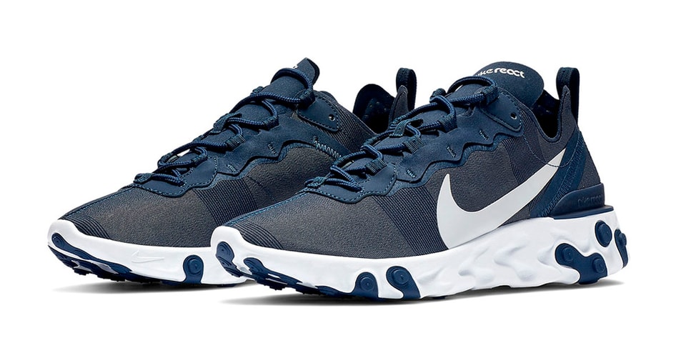 Blue nike react element 55 Clearance