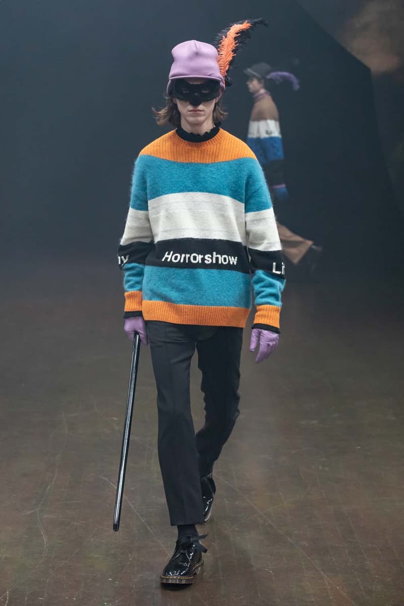 UNDERCOVER Fall Winter 2019 Collection Runway paris fashion week mens jun takahashi clockwork orange droogs nike collaboration valentino